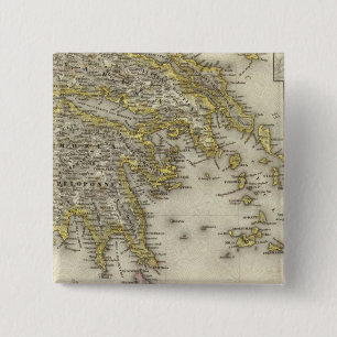 Bóton Quadrado 5.08cm Atenas, Grécia