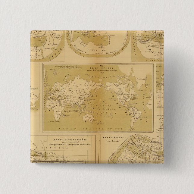 Bóton Quadrado 5.08cm Atlas (Frente)