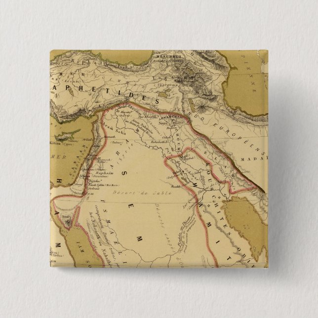 Bóton Quadrado 5.08cm Atlas (Frente)