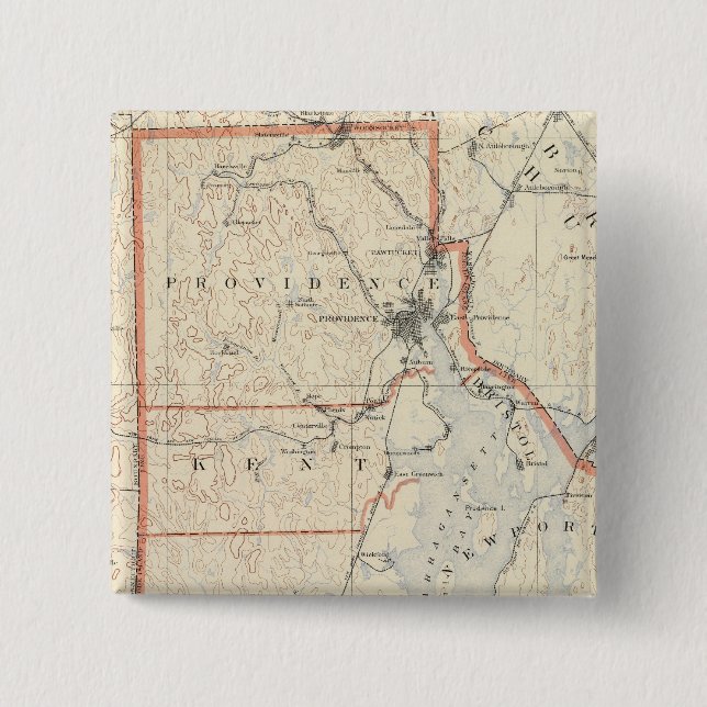 Bóton Quadrado 5.08cm Atlas Rhode Island 2 (Frente)
