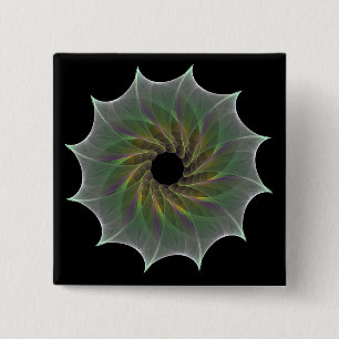 Bóton Quadrado 5.08cm atração caótica