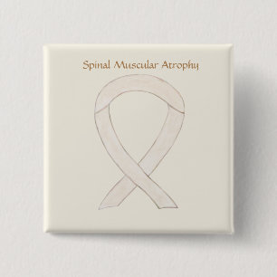 Bóton Quadrado 5.08cm Atrofia Muscular Spinal Sensibilização Pinos de