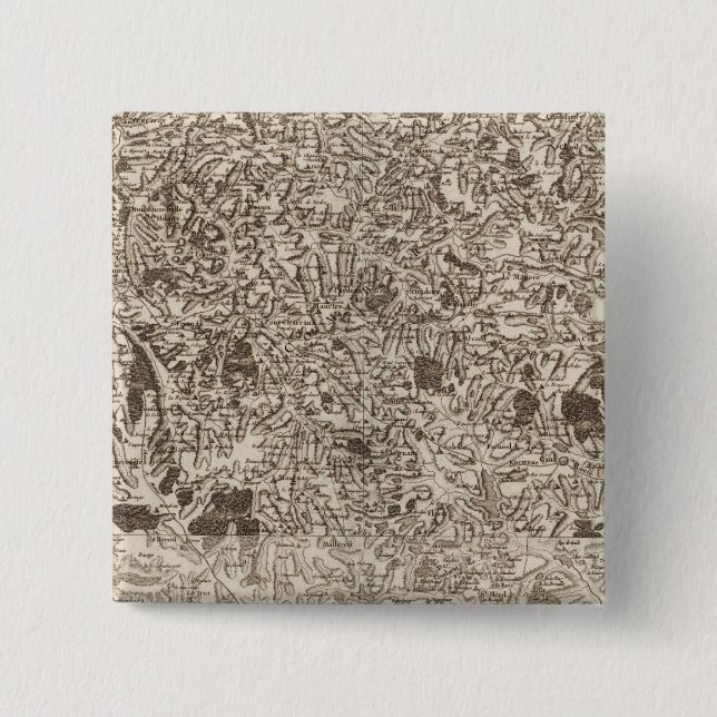 Bóton Quadrado 5.08cm Aubusson (Frente)