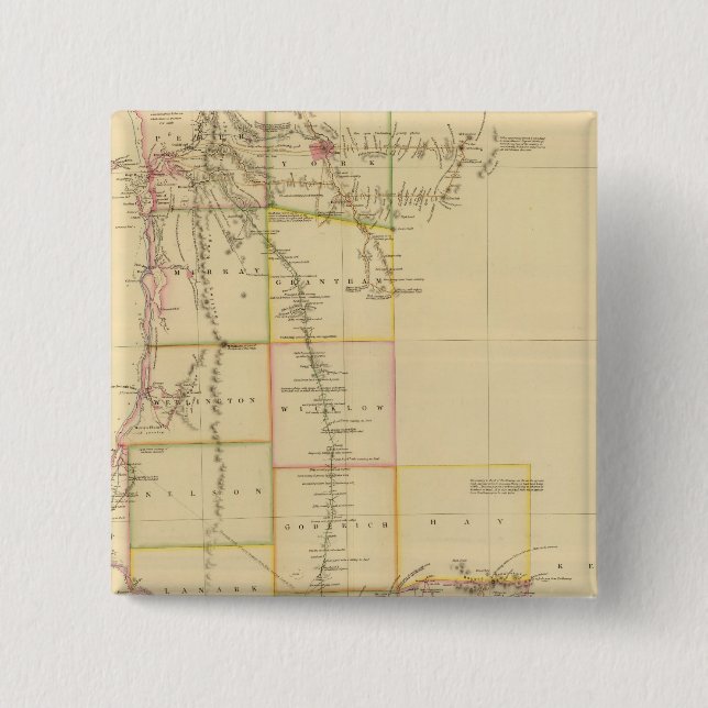 Bóton Quadrado 5.08cm Austrália Ocidental (Frente)