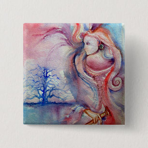 Bóton Quadrado 5.08cm AVALON / Magia e Mistério