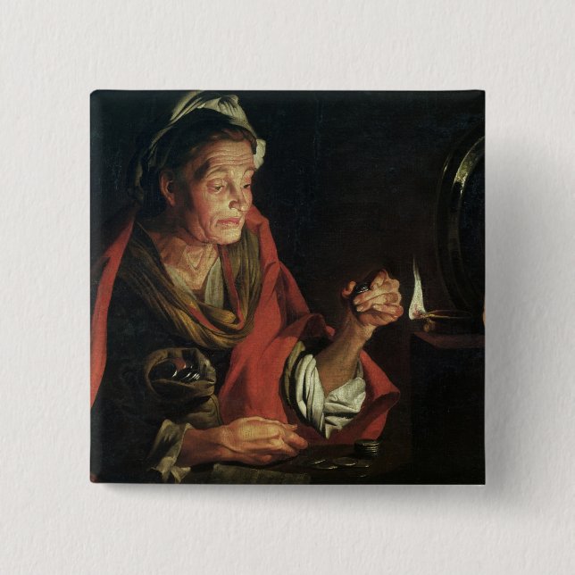 Bóton Quadrado 5.08cm Avareza (Frente)