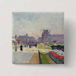 Bóton Quadrado 5.08cm Avenida Paul Deroulede, Tuileries, Paris