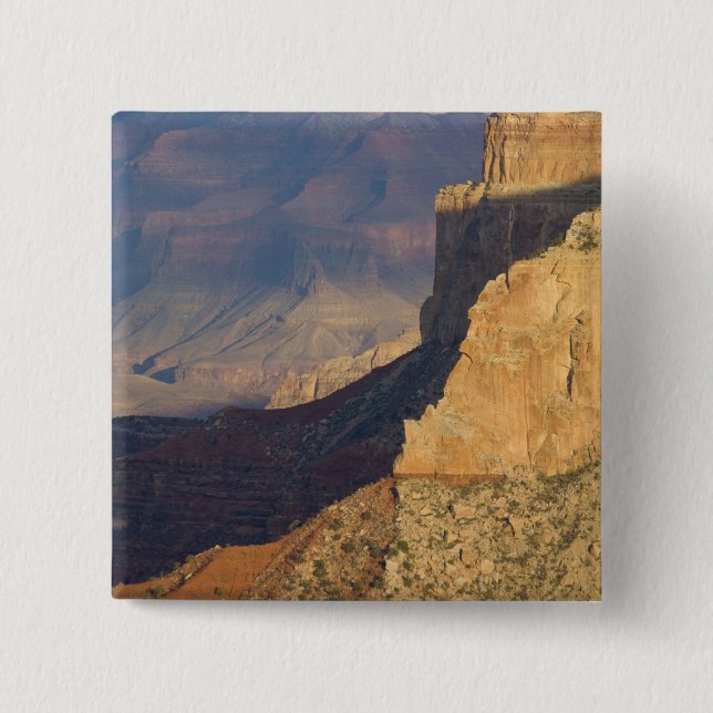 Bóton Quadrado 5.08cm AZ, Arizona, Parque Nacional Grand Canyon, Sul 8 (Frente)