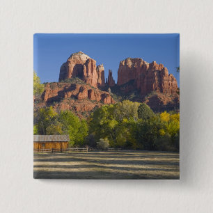 Bóton Quadrado 5.08cm AZ, Arizona, Sedona, Área de Recreação da Lua Cres