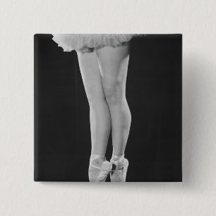 Bóton Quadrado 5.08cm Bailarina