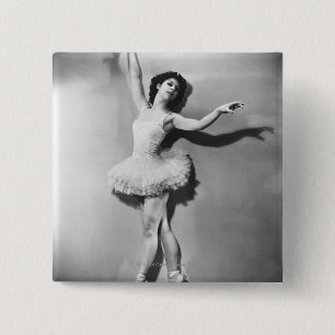 Bóton Quadrado 5.08cm Bailarina 2
