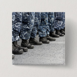 Bóton Quadrado 5.08cm Baixa opinião da seção os marinheiros