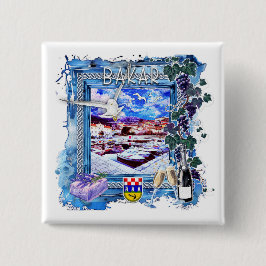 Bóton Quadrado 5.08cm Bakar