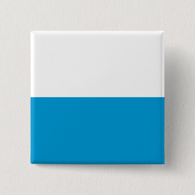 Bóton Quadrado 5.08cm Bandeira Bavariana (Frente)