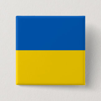 Bóton Quadrado 5.08cm Bandeira da Ucrânia