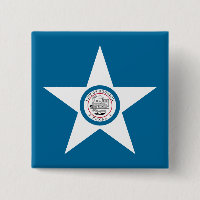 Bandeira de Houston, Texas Button