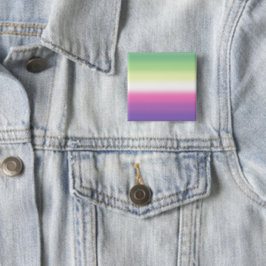 Bóton Quadrado 5.08cm Bandeira do Orgulho Genderfae Gradiente