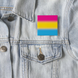 Bóton Quadrado 5.08cm Bandeira do Orgulho Pansexual Gradiente – Bandeira