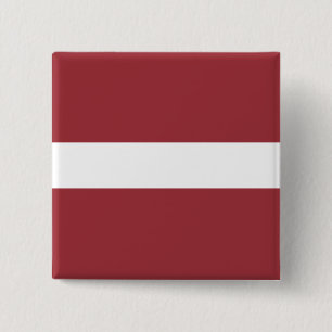 Bóton Quadrado 5.08cm Bandeira letã (Letónia)