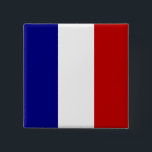 Bóton Quadrado 5.08cm Bandeira Totalmente Francesa<br><div class="desc">A imagem apresenta o Flag da França, ou French Flag, cobrindo completamente o item. Excelente caminho para os viajantes se lembrarem de um adorável feriado francês, viagem ou férias para a França. Maravilhoso para os Franceses, Franceses-Americanos e Franceses-Canadianos honrarem a sua herança, cultura e ancestralidade. Adicione à sua coleção de...</div>