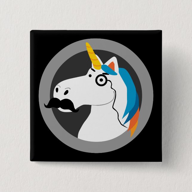 Bóton Quadrado 5.08cm Baron Cornelius (Frente)