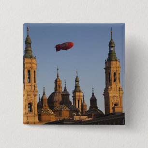 Bóton Quadrado 5.08cm Basílica de Nossa Senhora do Pilar