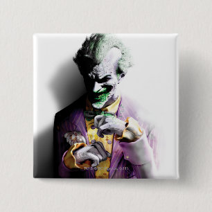 Bóton Quadrado 5.08cm Batman Arkham Joker