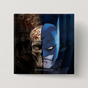 Bóton Quadrado 5.08cm Batman de los Muertos