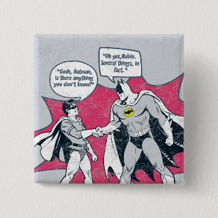 Bóton Quadrado 5.08cm Batman E Robin Handshake Pervertidos