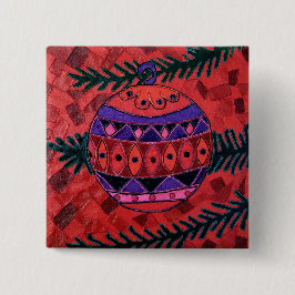 Bóton Quadrado 5.08cm Bauble