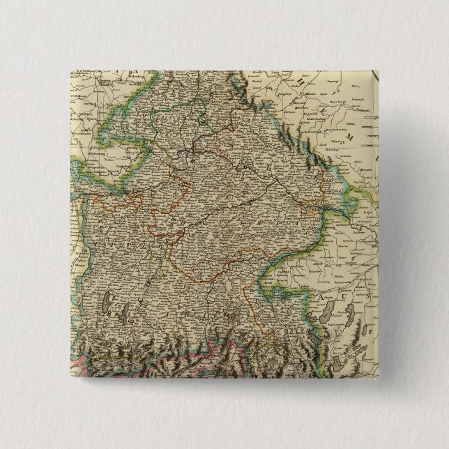 Bóton Quadrado 5.08cm Baviera 3 (Frente)