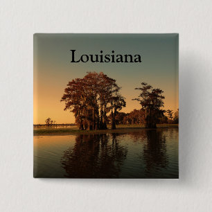 Bóton Quadrado 5.08cm Bayou da Louisiana