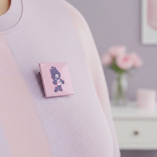 Bóton Quadrado 5.08cm Bear (Criador carregado)