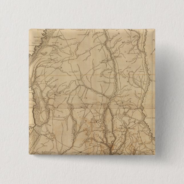 Bóton Quadrado 5.08cm Beaufort District, Carolina do Sul (Frente)