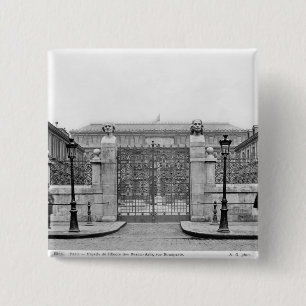 Bóton Quadrado 5.08cm Beaux-Artes do DES de Ecole Nationale Superieure