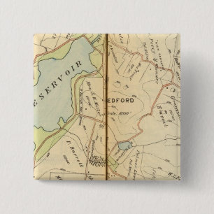 Bóton Quadrado 5.08cm Bedford, Nova York 2