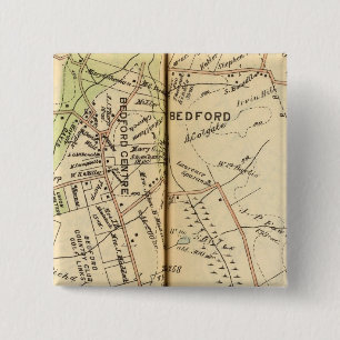 Bóton Quadrado 5.08cm Bedford, Nova York 2