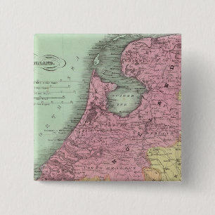 Bóton Quadrado 5.08cm Bélgica E Holanda