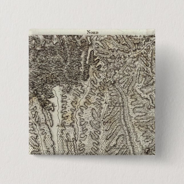 Bóton Quadrado 5.08cm Bellegarde (Frente)