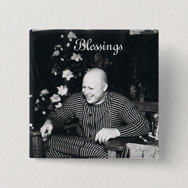 Bóton Quadrado 5.08cm Bênçãos (Frente)