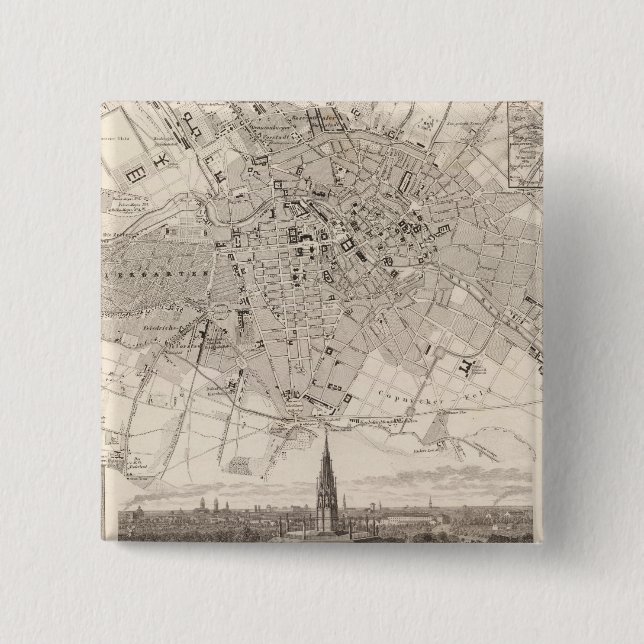 Bóton Quadrado 5.08cm Berlim 2 (Frente)