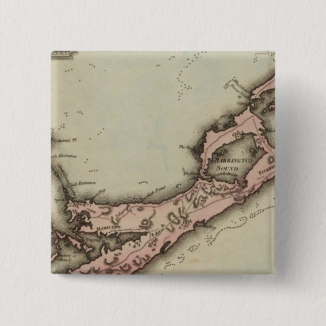 Bóton Quadrado 5.08cm Bermudas (Frente)