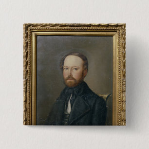Bóton Quadrado 5.08cm Bernhard de Bismarck, 1844