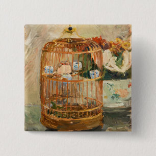 Bóton Quadrado 5.08cm Berthe Morisot - A Gaiola