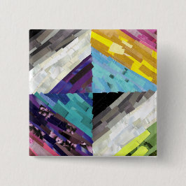 Bóton Quadrado 5.08cm Bi, Pan, Ace, Aro Alliance