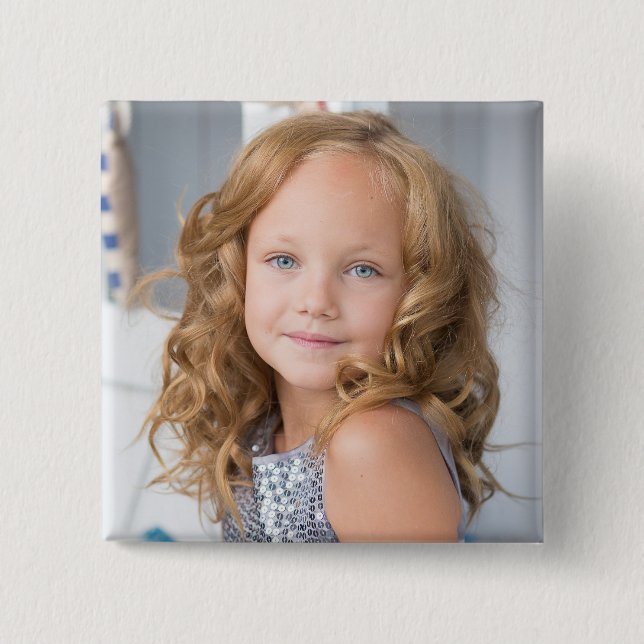 Bóton Quadrado 5.08cm BIG custom photo button for grandma (Frente)