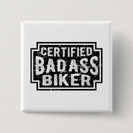 Bóton Quadrado 5.08cm Biker de Badass Certificado