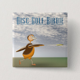 Bóton Quadrado 5.08cm Birdie de Golf de Disco
