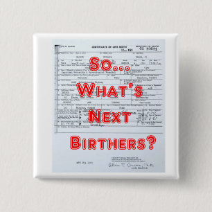 Bóton Quadrado 5.08cm Birthers