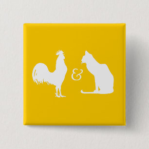 Bóton Quadrado 5.08cm Bissexualidade